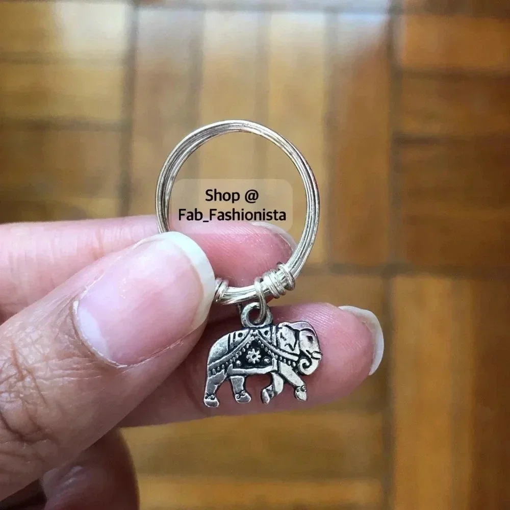 Sterling Silver elephant ring